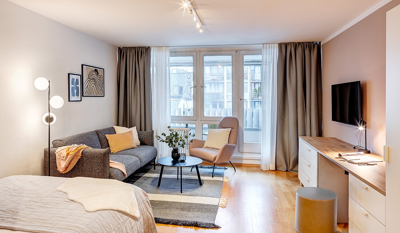 Etagenwohnung mit 1 Zimmer | München-Maxvorstadt | 70132