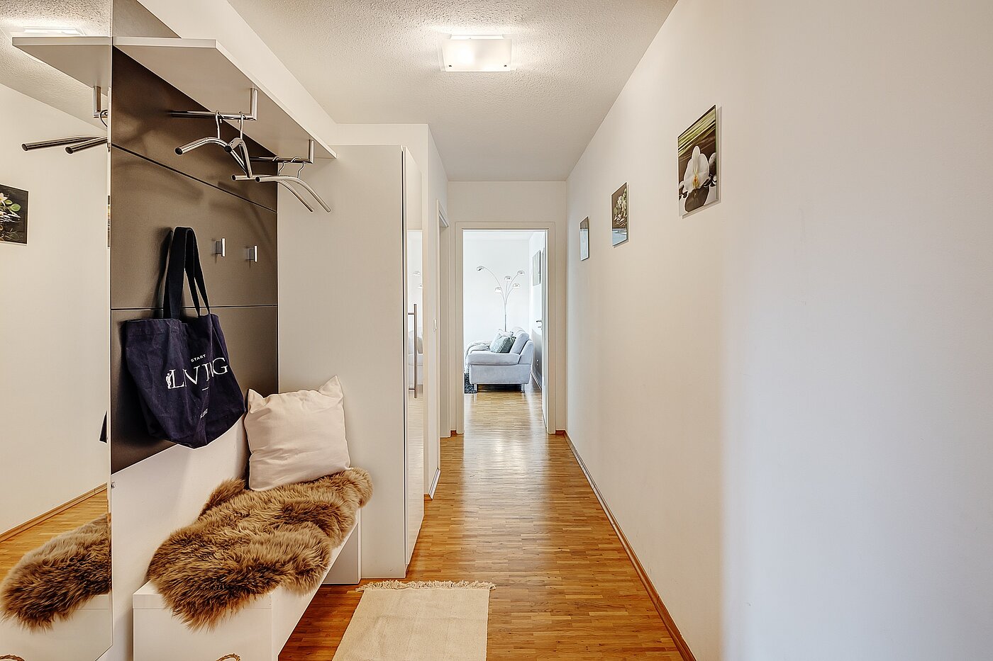 Etagenwohnung mit 3 Zimmern | München-Laim | 2206ML2 | Blick in Richtung Wohnzimmer