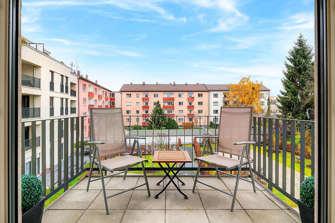 Etagenwohnung mit 3 Zimmern | München-Moosach | 70164 | ...und einem kleinen Balkon zum Innenhof