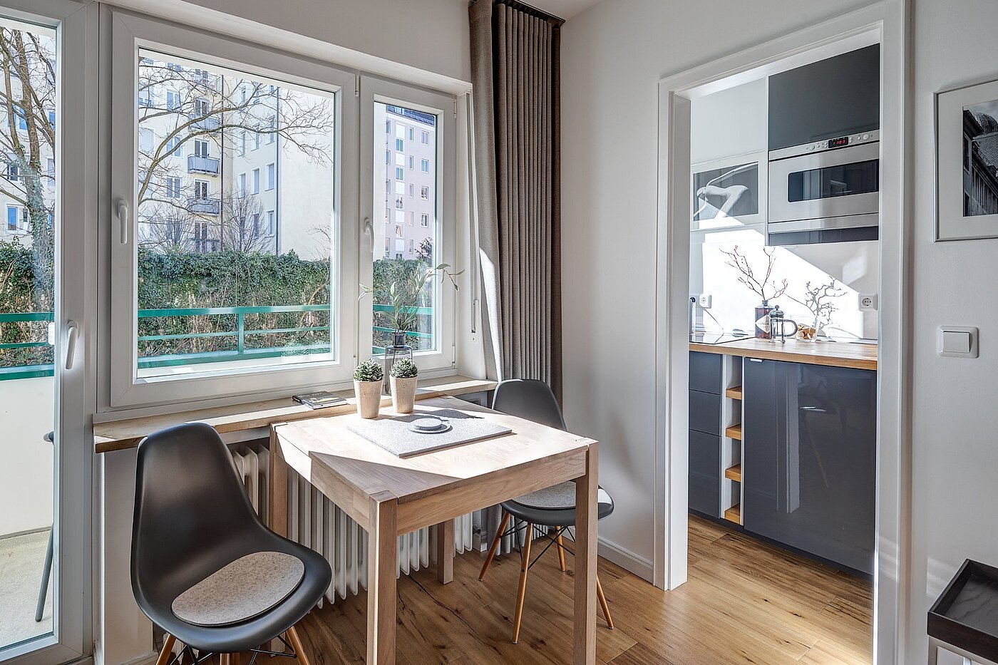 Etagenwohnung mit 1 Zimmer | München-Schwabing | 2109ML5 | ... und Platz zum essen