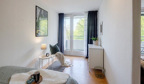 Etagenwohnung mit 2 Zimmern | München-Sendling-Westpark | 2204ML2 | ...zum Westbalkon