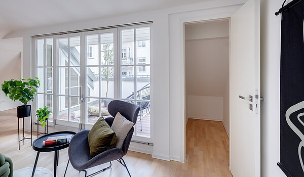 Dachgeschosswohnung mit 1 Zimmer | München-Sendling | 700402 | Praktischer Abstellraum