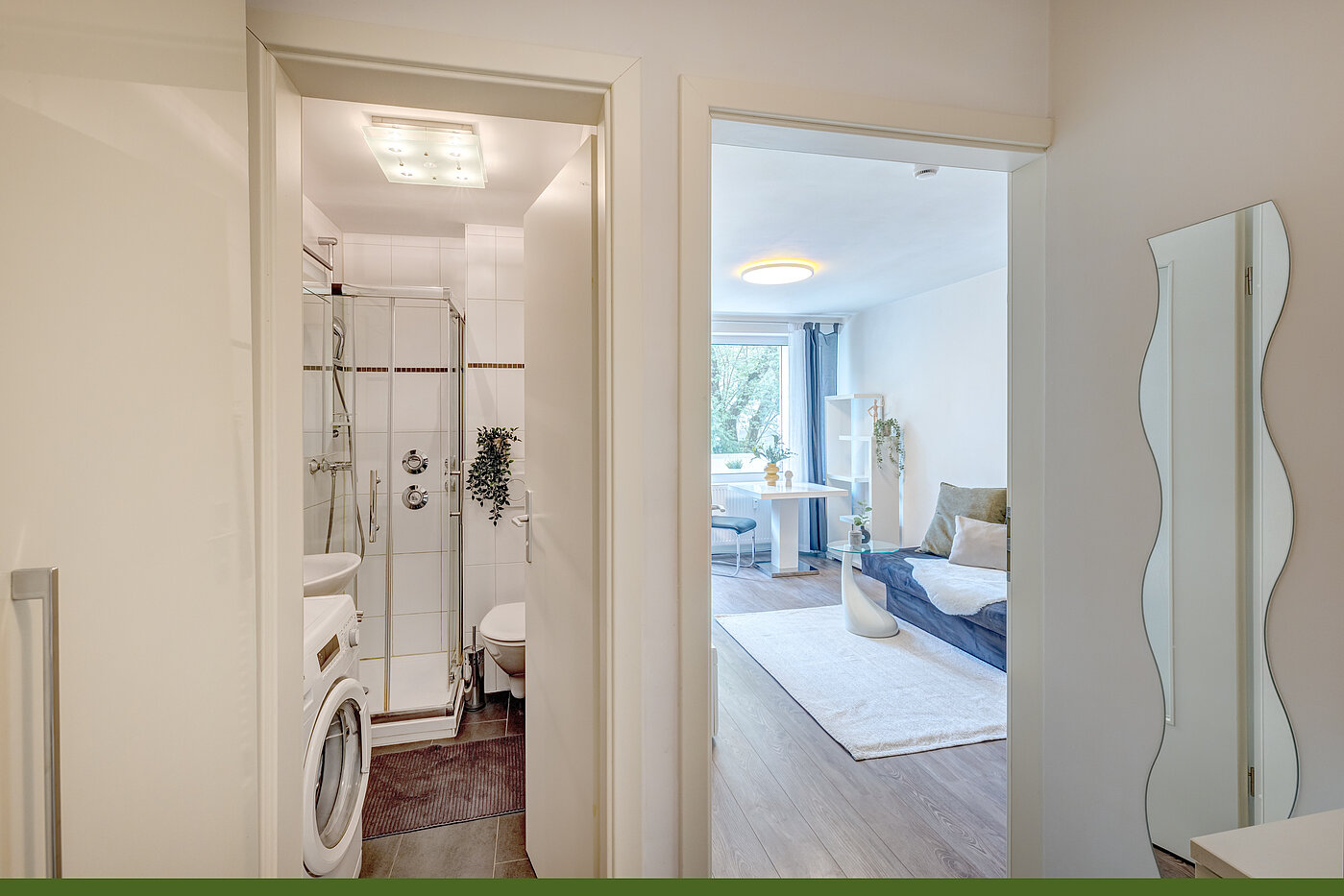 Etagenwohnung mit 1 Zimmer | München-Ramersdorf | 70416 | Flur vom Eingang kommend