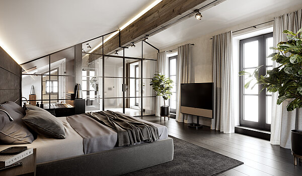 Besondere Immobilie mit 15 Zimmern | Bad Wiessee | 701592 | Landhaus Master Bedroom