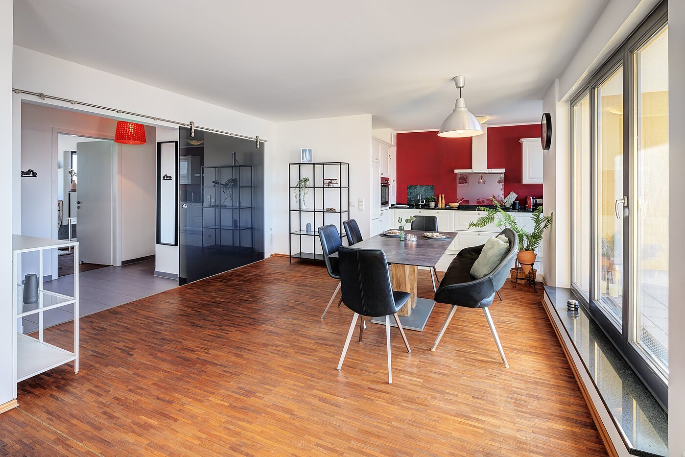 Dachgeschosswohnung mit 3 Zimmern | München-Riem | 701701 | Essbereich mit...