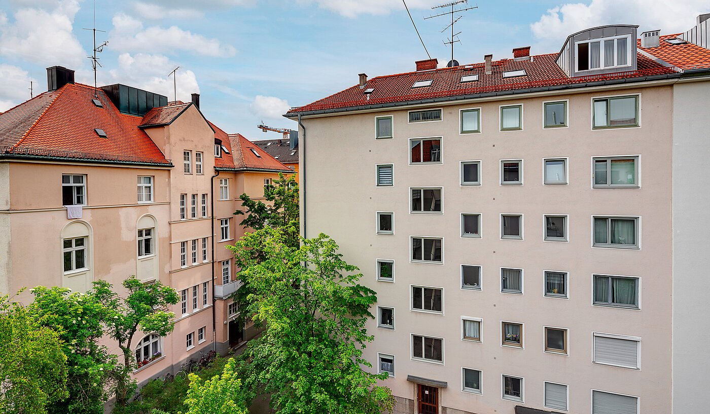 Etagenwohnung mit 2 Zimmern | München-Schwabing | 70130