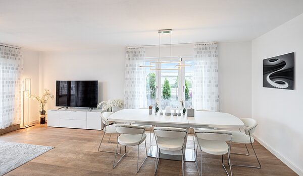 Penthouse mit 3 Zimmern | München-Riem | 70468 | ...Essbereich mit...