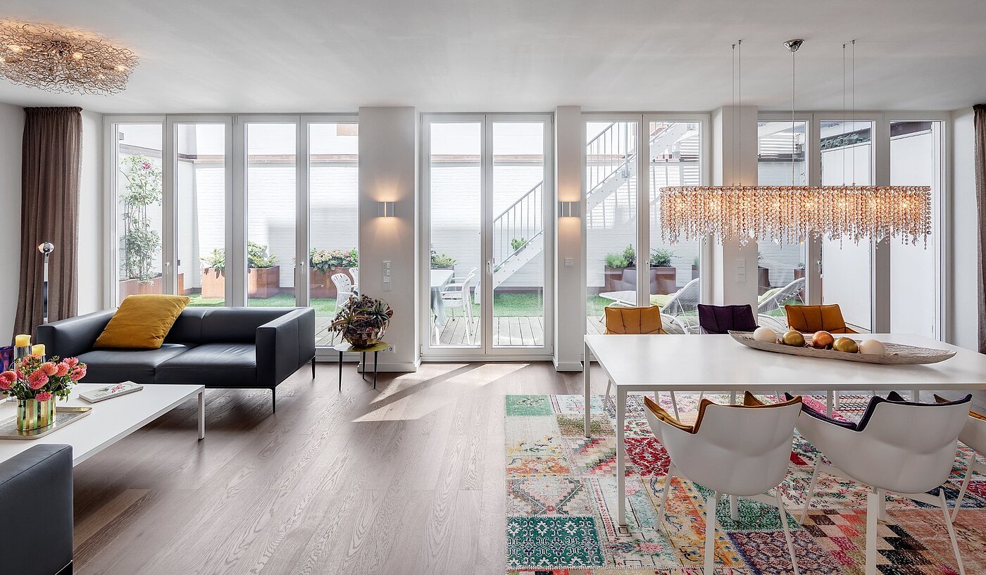 Etagenwohnung mit 5 Zimmern | München-Maxvorstadt | 1807ML1 | Wohnen mit Blick ins Atrium