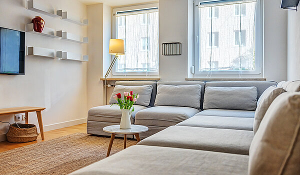 Etagenwohnung mit 3 Zimmern | München-Au | 70447 | Große Eckcouch