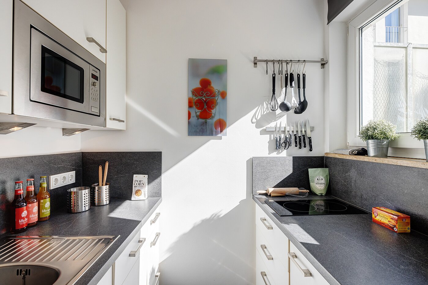 Etagenwohnung mit 1 Zimmer | München-Maxvorstadt | 70027 | Separate Küche mit...