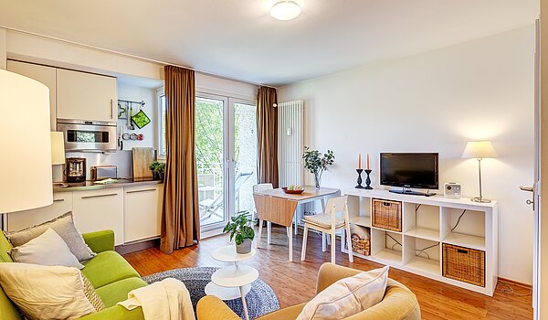 Etagenwohnung mit 1 Zimmer | München-Schwabing | 2210ML3 | Wohnen