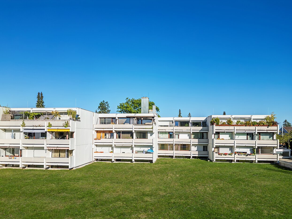 Apartment mit 2 Zimmern | München-Feldmoching | 70466 | Ansicht vom Innenhof aus