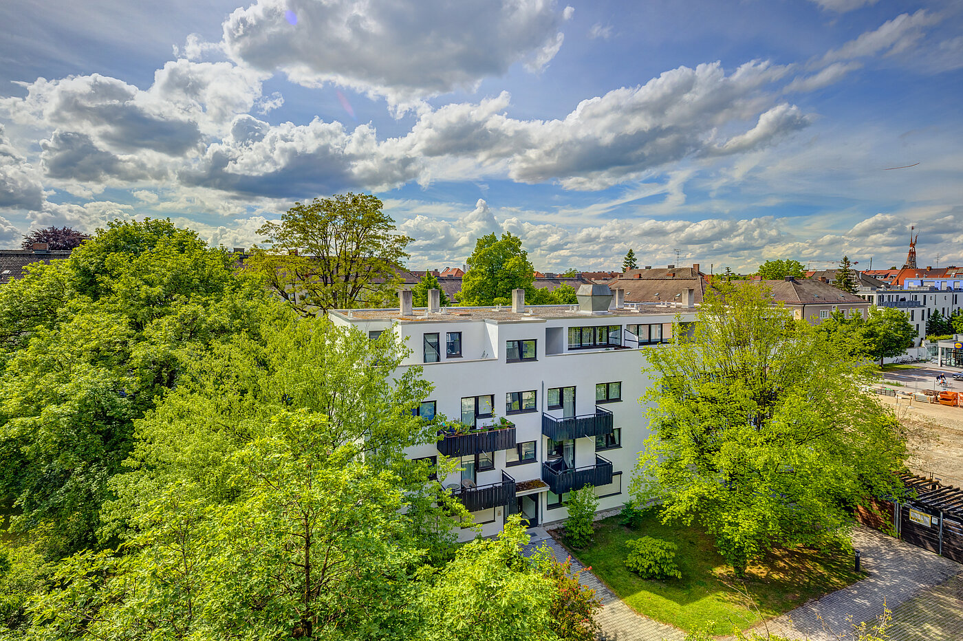 Etagenwohnung mit 1 Zimmer | München-Milbertshofen | 70437 | Grüne Aussichten