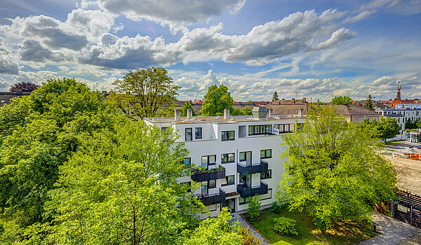 Etagenwohnung mit 1 Zimmer | München-Milbertshofen | 70437 | Grüne Aussichten
