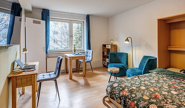 Etagenwohnung mit 1 Zimmer | München-Schwabing | 70454