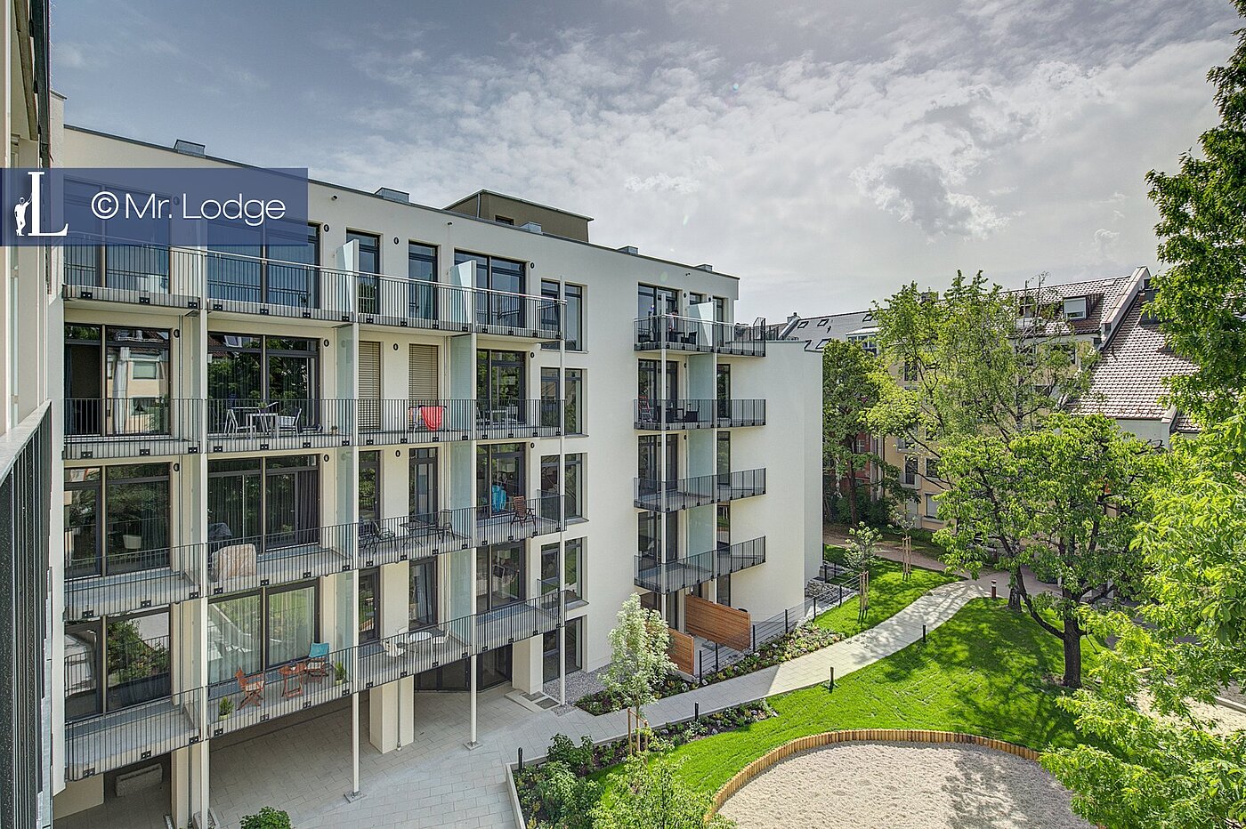 Etagenwohnung mit 1 Zimmer | München-Bogenhausen | 1802ML4 | - über den ruhigen Innenhof -