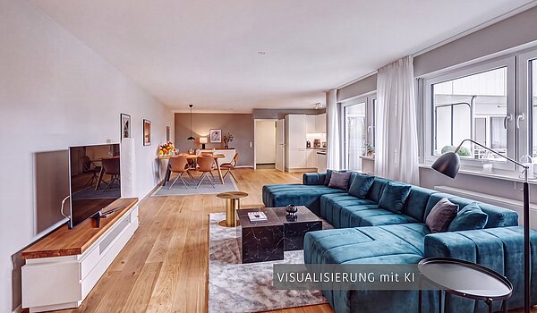Etagenwohnung mit 3.5 Zimmern | München-Au | 704231 | Foto von KI generiert