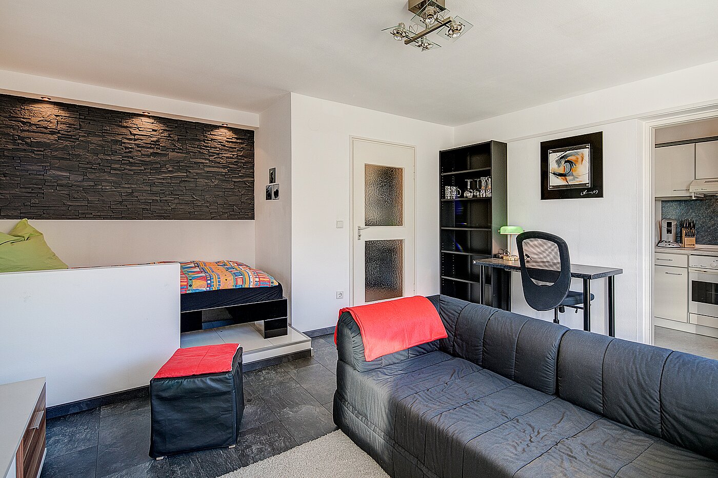 Apartment mit 1 Zimmer | München-Feldmoching | 70484 | Wohnbereich