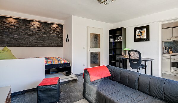 Apartment mit 1 Zimmer | München-Feldmoching | 70484 | Wohnbereich