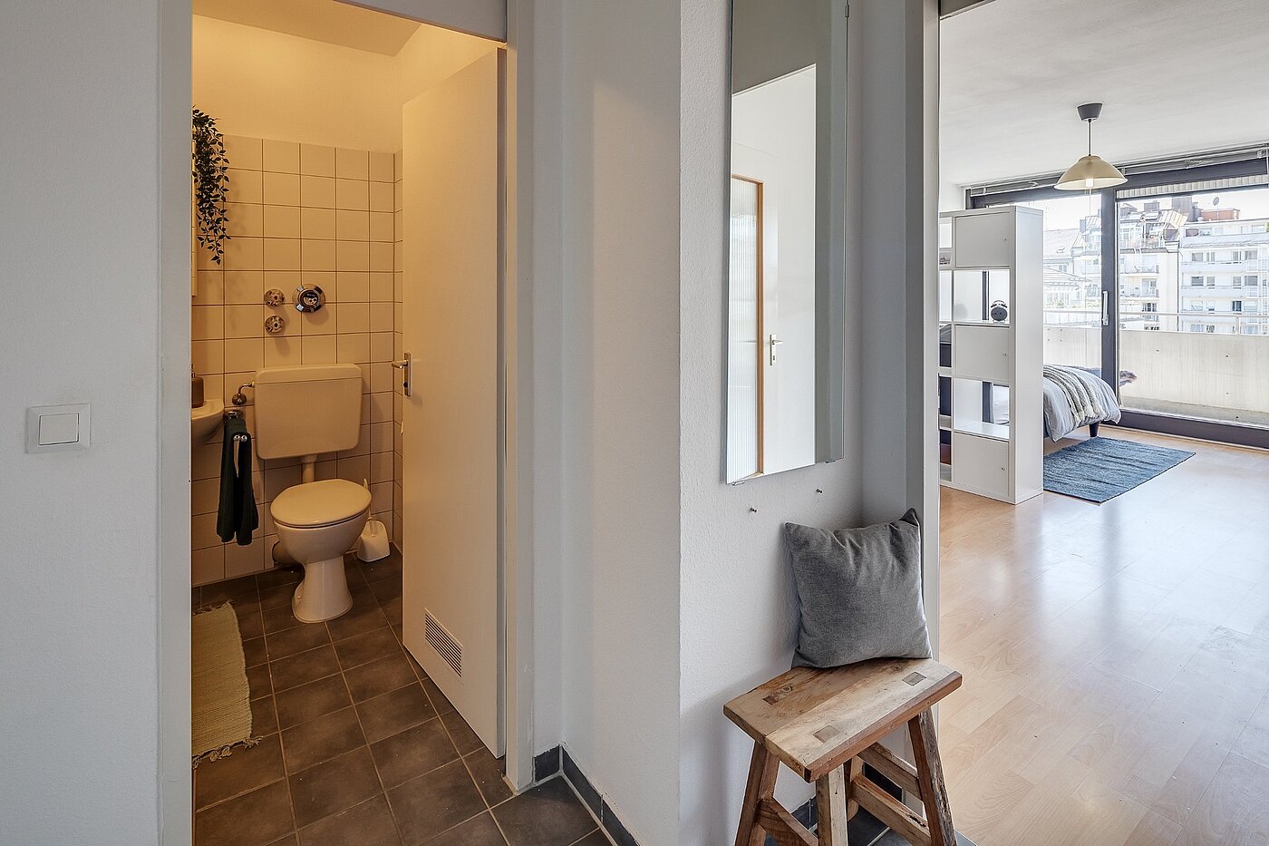 Etagenwohnung mit 1 Zimmer | München-Schwabing | 2007ML2 | Diele mit Stellfläche