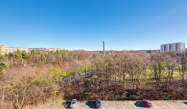 Apartment mit 1 Zimmer | 70308 | Blick vom Balkon