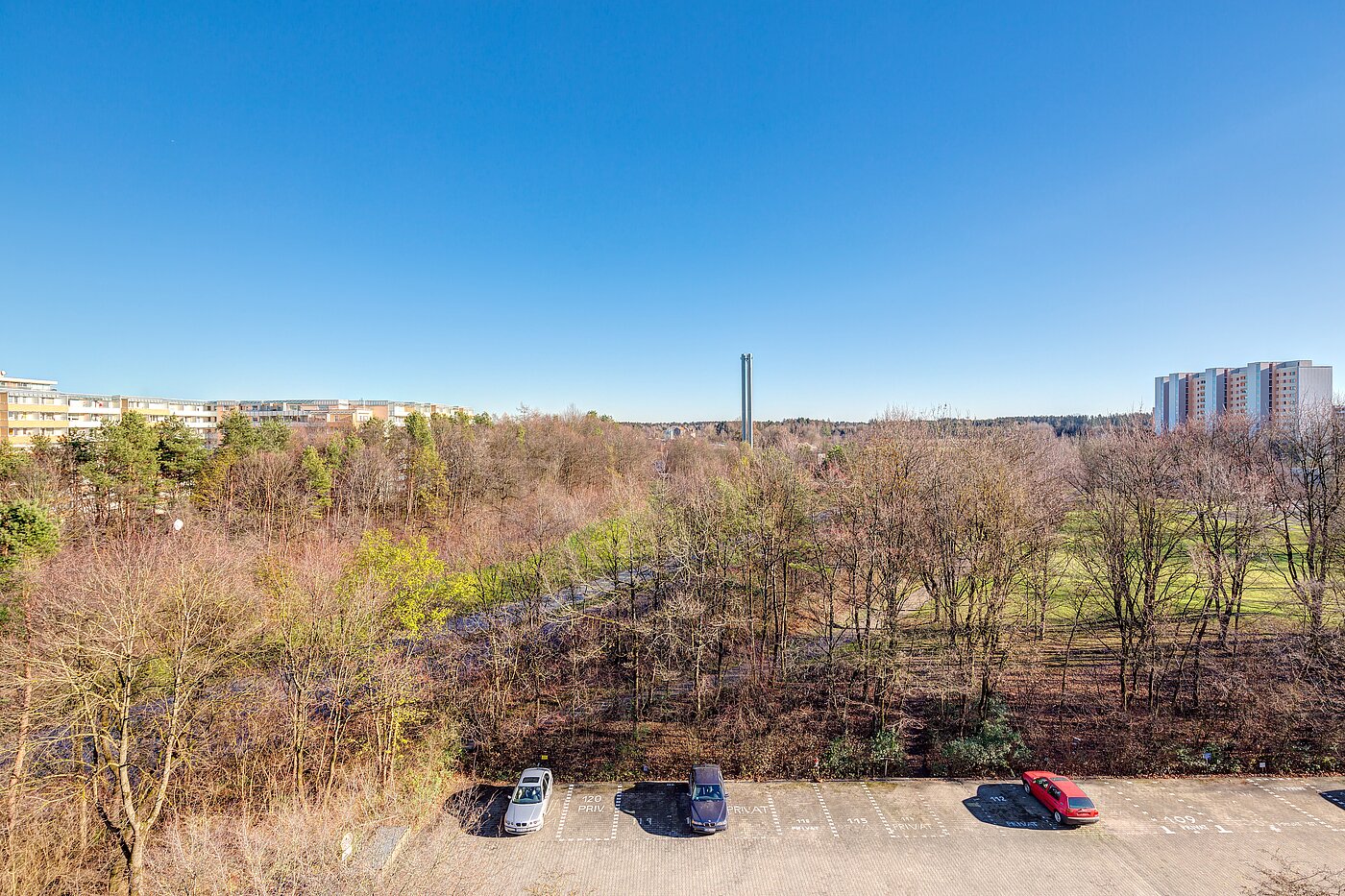 Apartment mit 1 Zimmer | 70308 | Blick vom Balkon