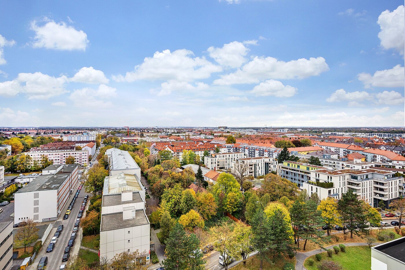 Etagenwohnung mit 1 Zimmer | München-Laim | 70175 | Blick über München...