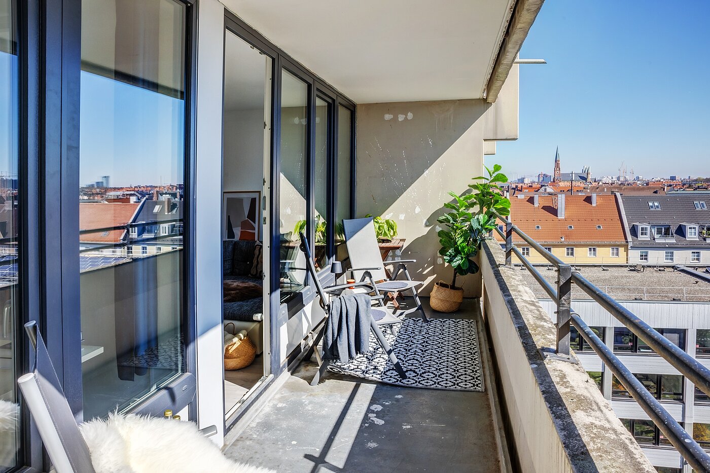 Etagenwohnung mit 2 Zimmern | München-Haidhausen | 70214 | Balkon