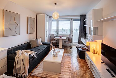 Forstenried: Möbliertes 1-Zimmer-Apartment