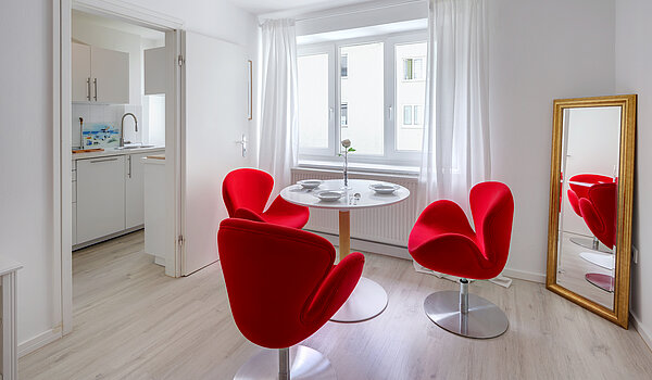 Etagenwohnung mit 2 Zimmern | München-Sendling | 70414 | Essbereich