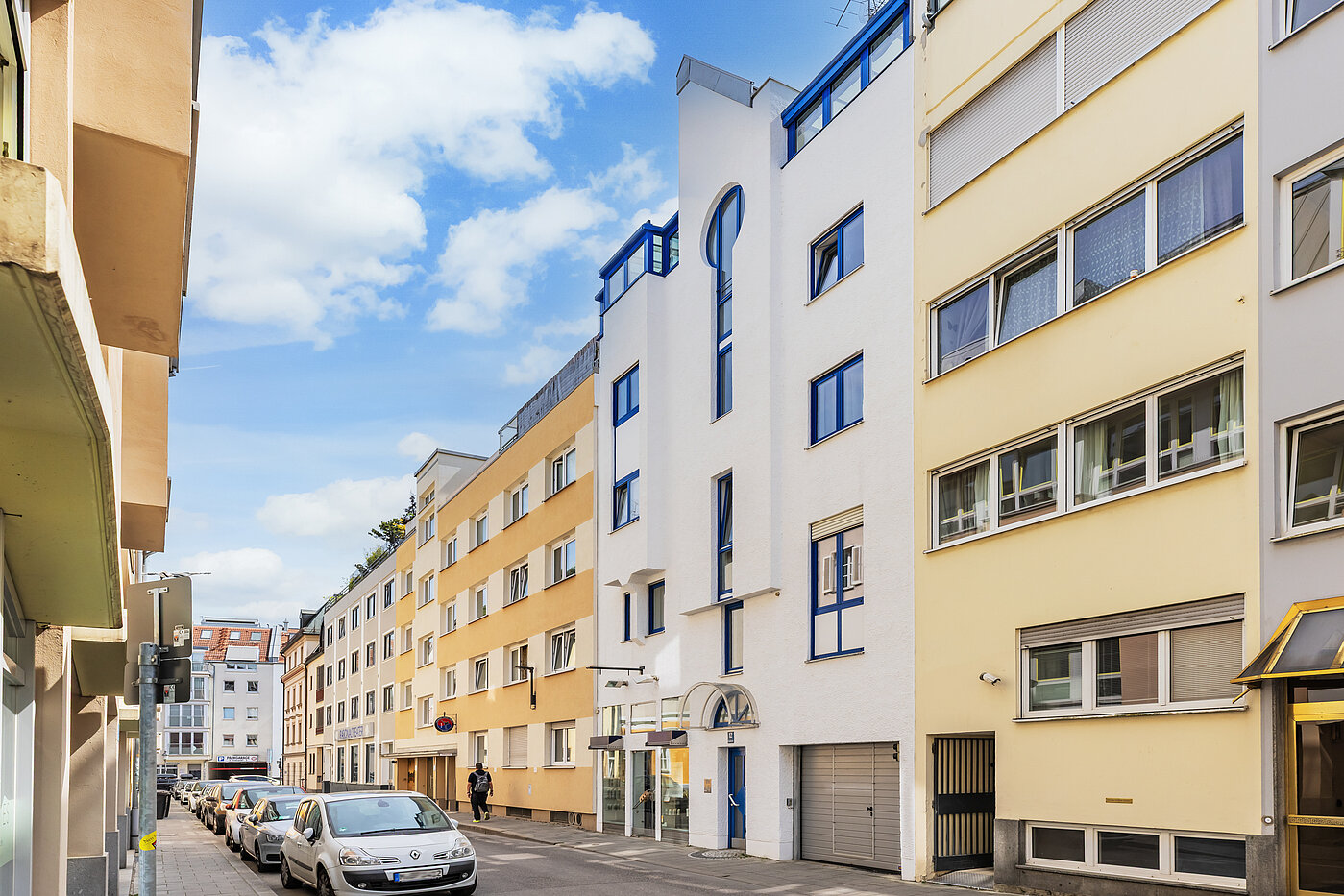 Etagenwohnung mit 2 Zimmern | München-Schwabing | 70434 | Außenansicht