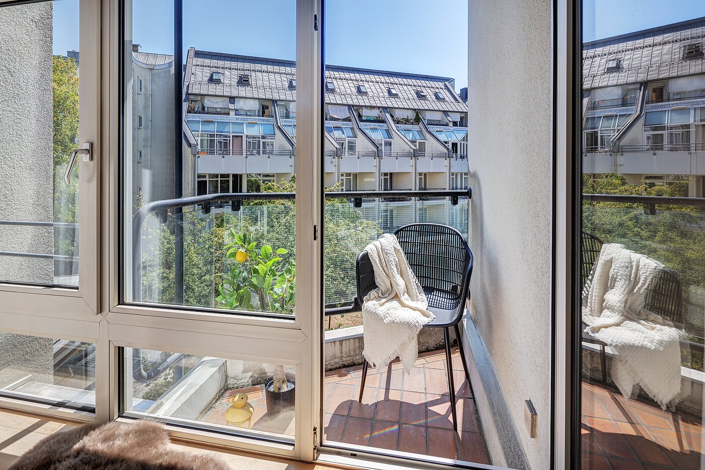 Etagenwohnung mit 1.5 Zimmern | München-Maxvorstadt | 70480 | Balkon