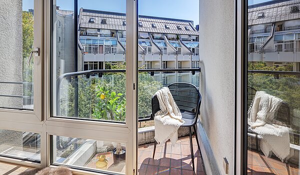 Etagenwohnung mit 1.5 Zimmern | München-Maxvorstadt | 70480 | Balkon