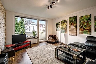Maxvorstadt: Sonnige 2,5-Zimmer Wohnung in ruhiger Innenhoflage - frei