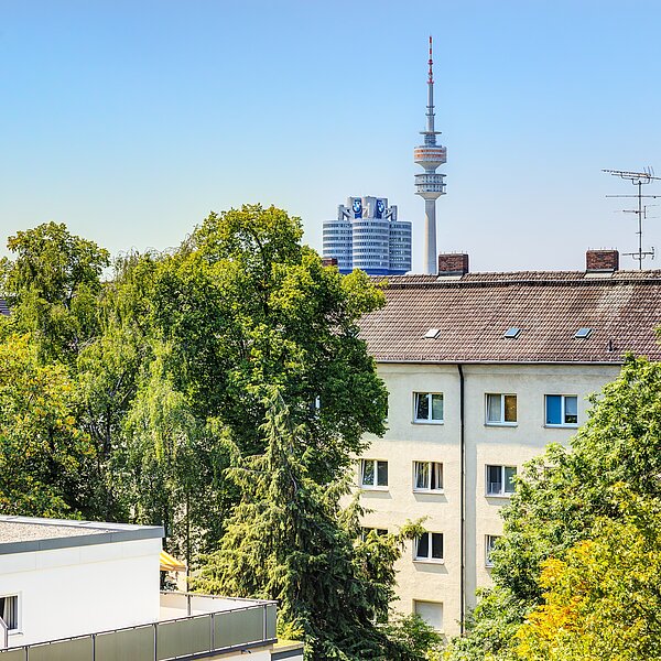 Milbertshofen: 1-Zimmer Apartment zentral dennoch ruhig - frei