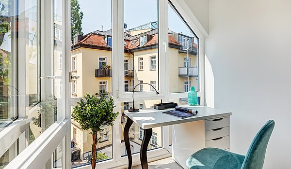 Etagenwohnung mit 2 Zimmern | München-Schwabing | 70434 | ...Arbeitszimmer