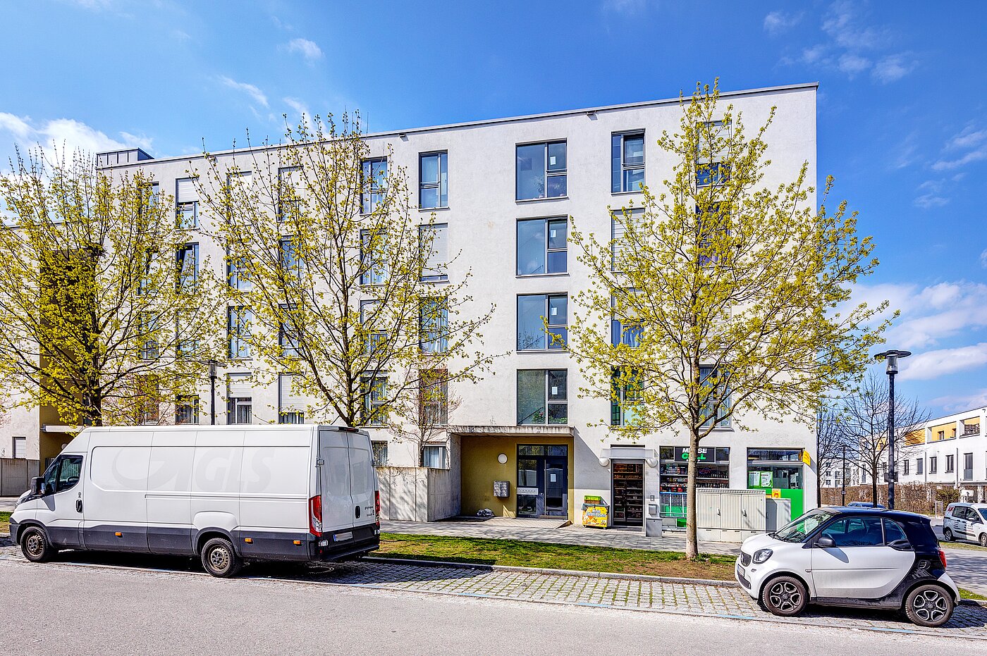 Dachgeschosswohnung mit 3 Zimmern | München-Riem | 701701 | Hausansicht