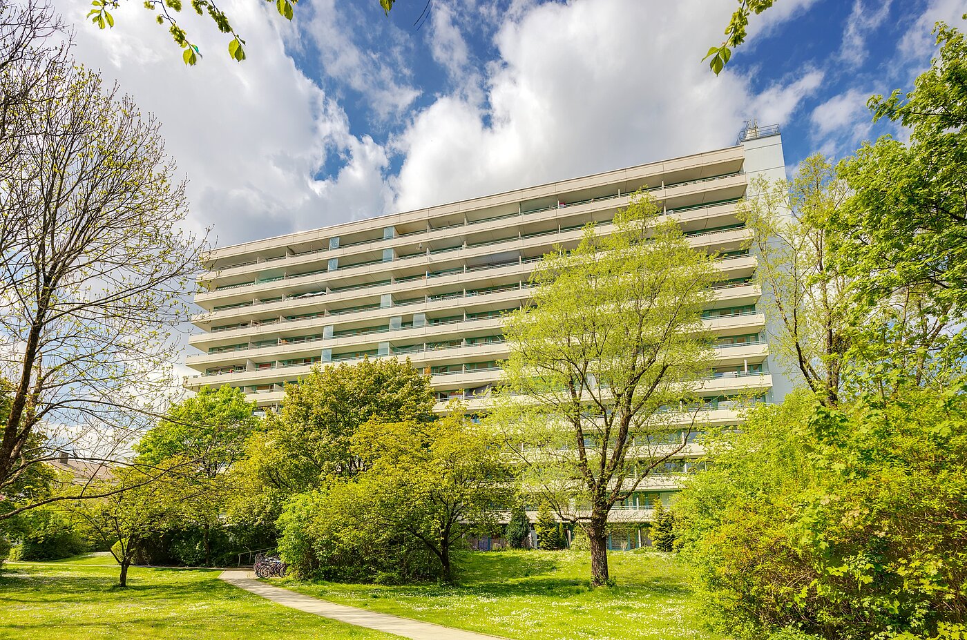 Etagenwohnung mit 2 Zimmern | München-Sendling-Westpark | 2204ML2 | Ansicht Fassade