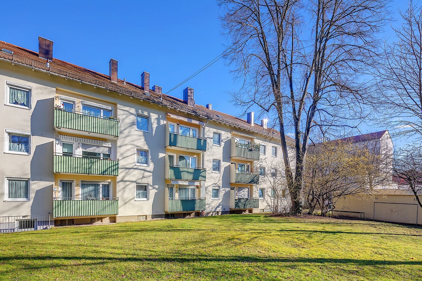 Etagenwohnung mit 4 Zimmern | München-Berg am Laim | 2002ML3 | Rückansicht