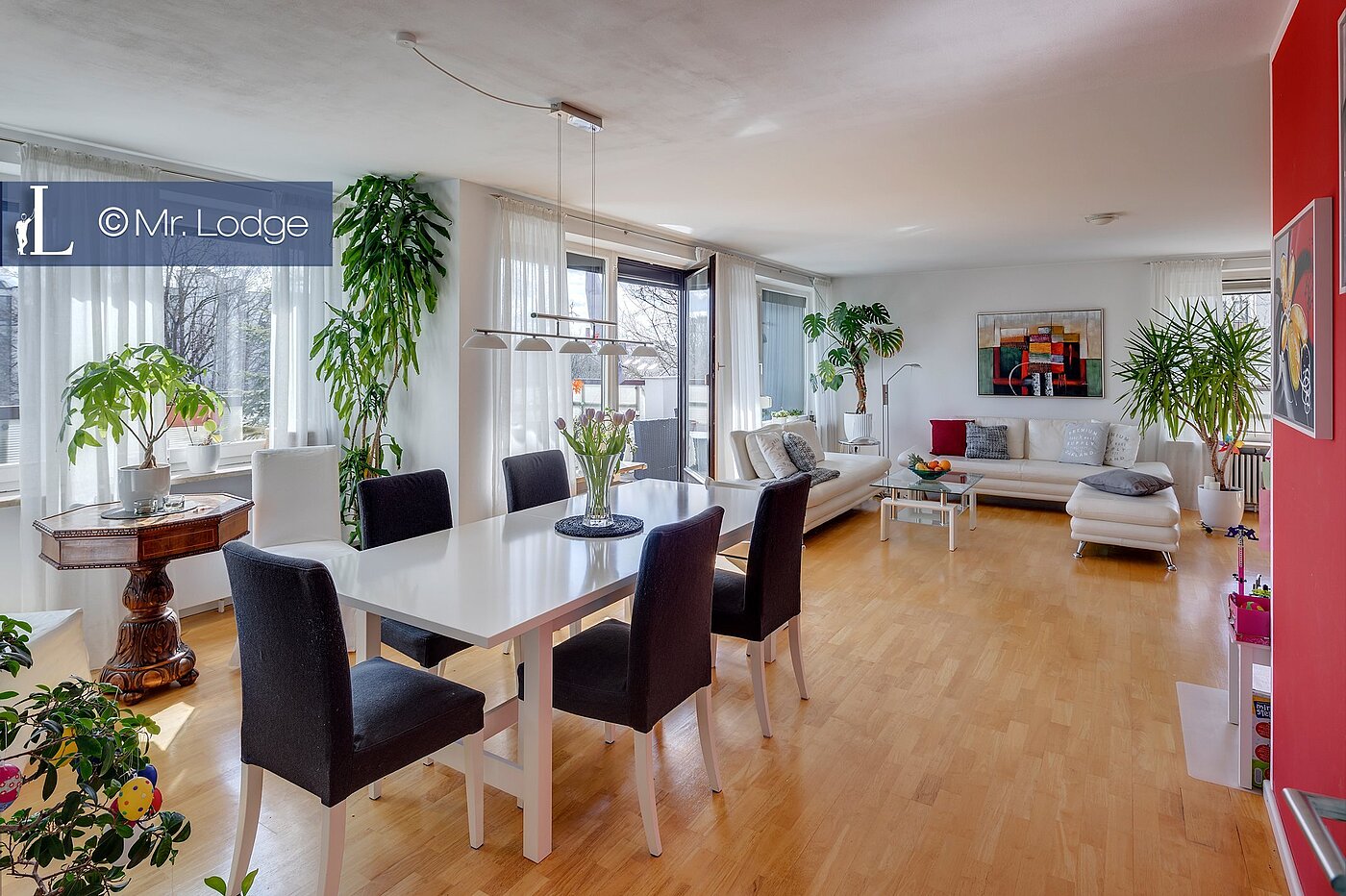 Penthouse mit 4.5 Zimmern | Aschheim | 1802ML7 | Lichter Essbereich mit....