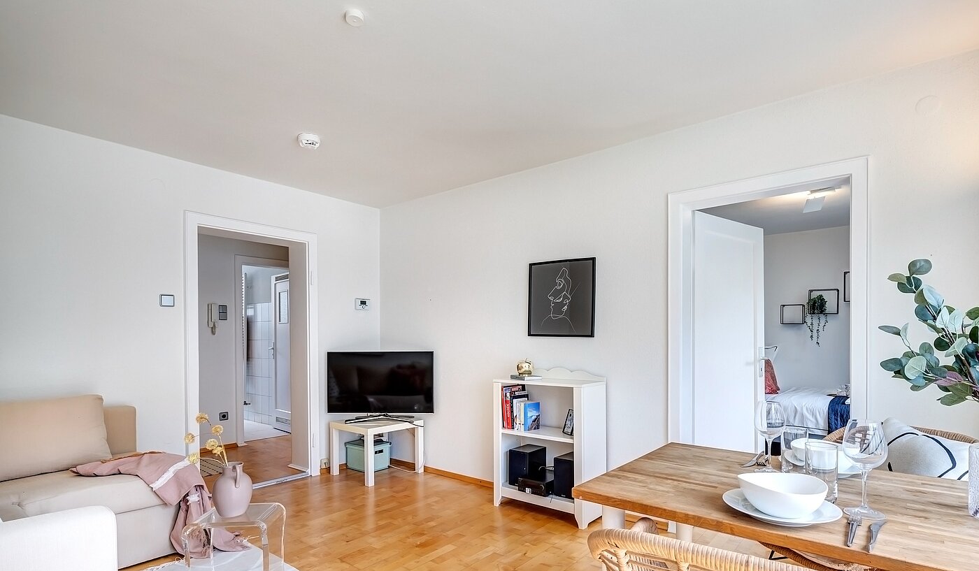 Etagenwohnung mit 1.5 Zimmern | München-Schwabing | 70014 | Blick zum...