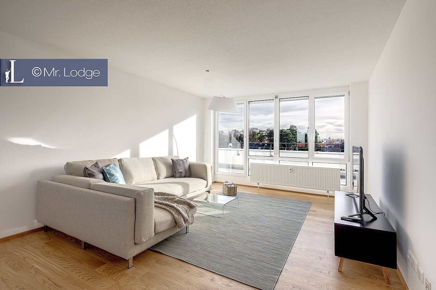 Dachgeschosswohnung mit 4 Zimmern | 1608ML5 | großes Wohnzimmer