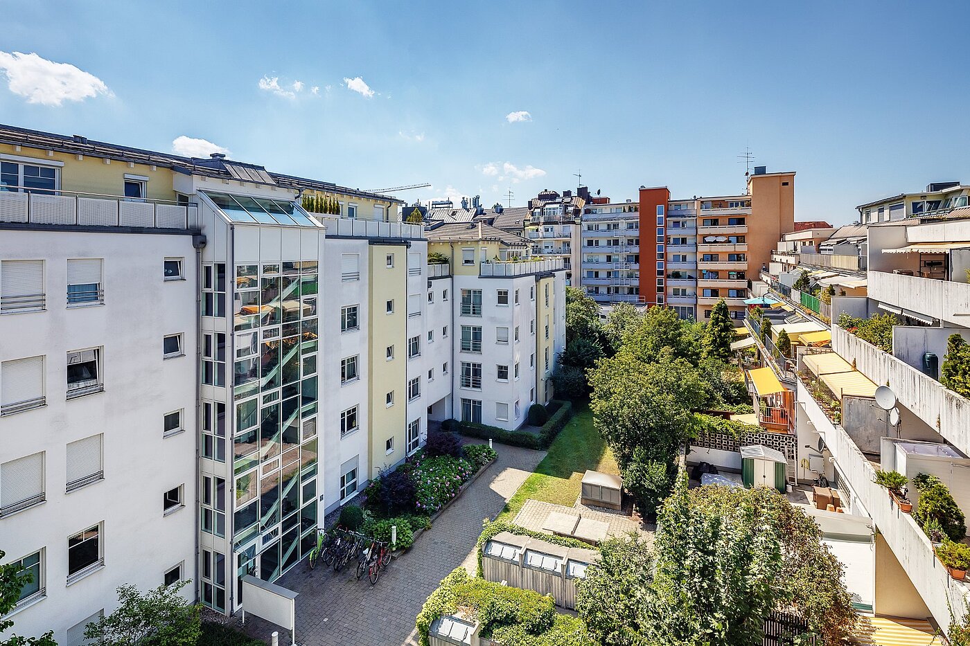 Etagenwohnung mit 1 Zimmer | München-Schwabing | 2007ML2 | mit Aussicht