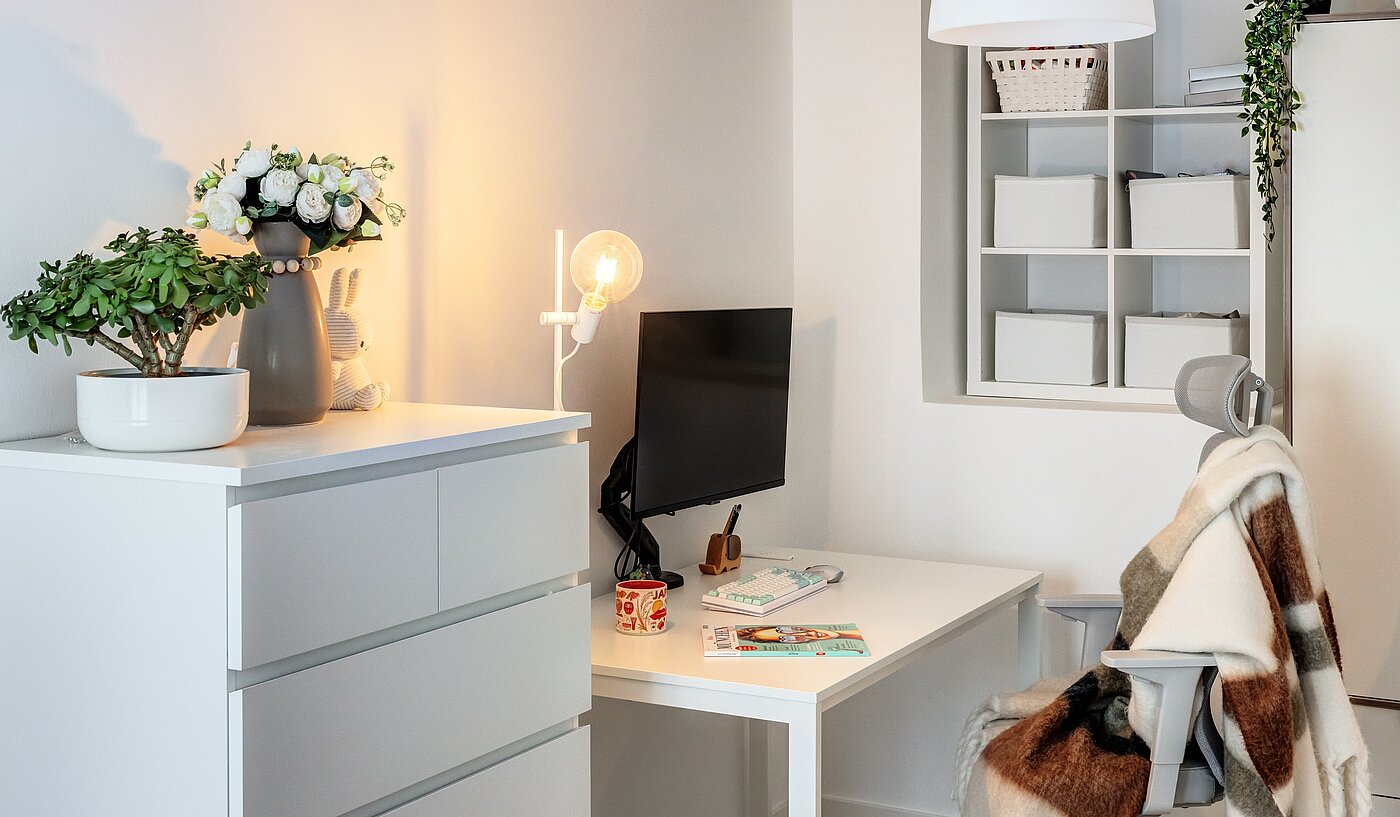 Etagenwohnung mit 2 Zimmern | München-Sendling | 70220 | Arbeitsbereich