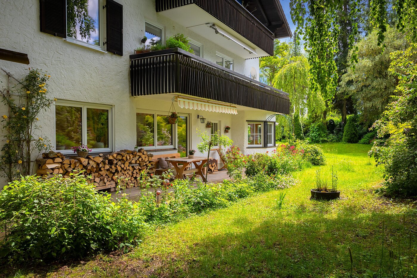 Erdgeschosswohnung mit 2.5 Zimmern | Kreuth | 701351 | Garten