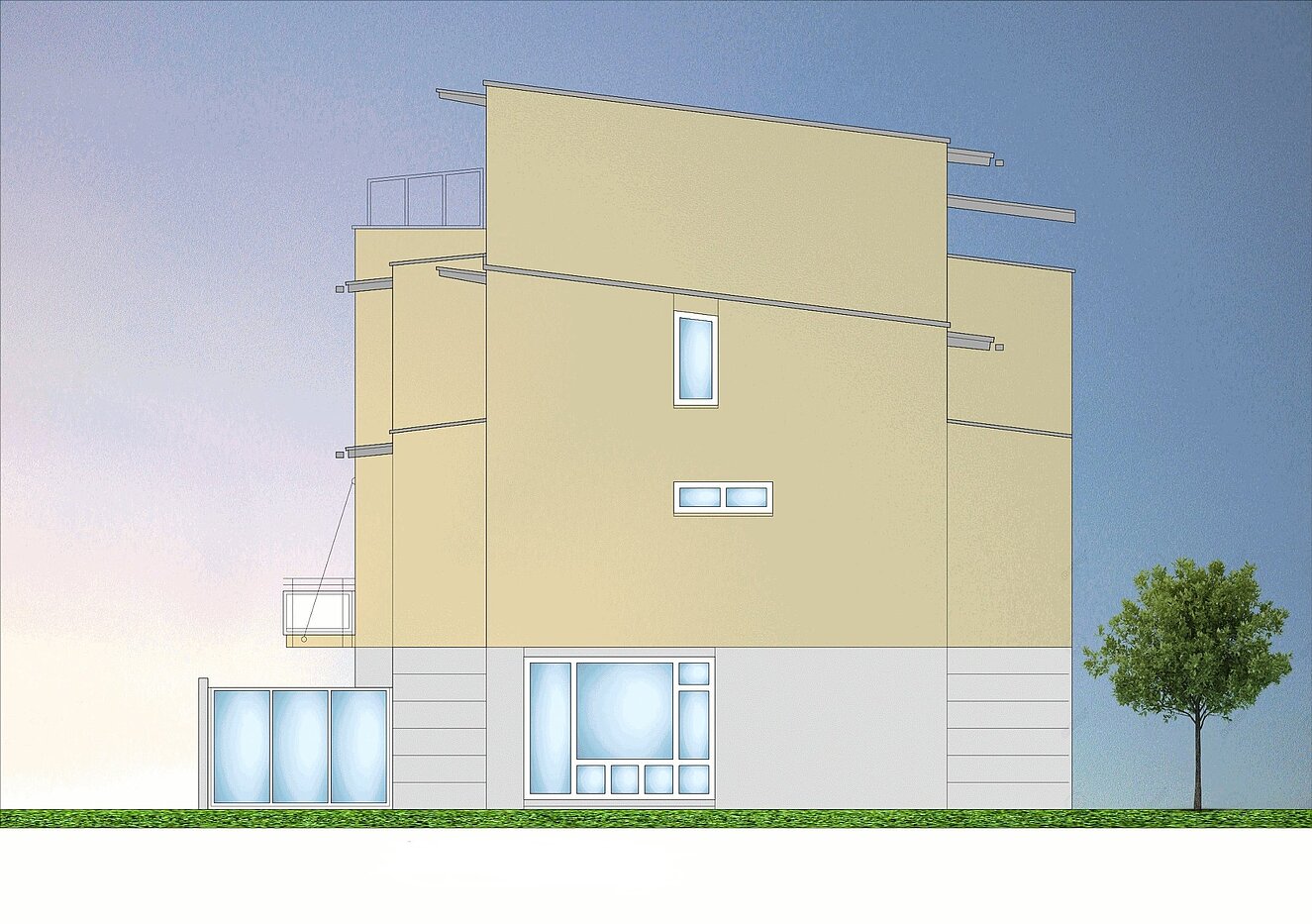 Maisonettewohnung mit 4 Zimmern | Olching | 1903ML1 | Ansicht - Süden