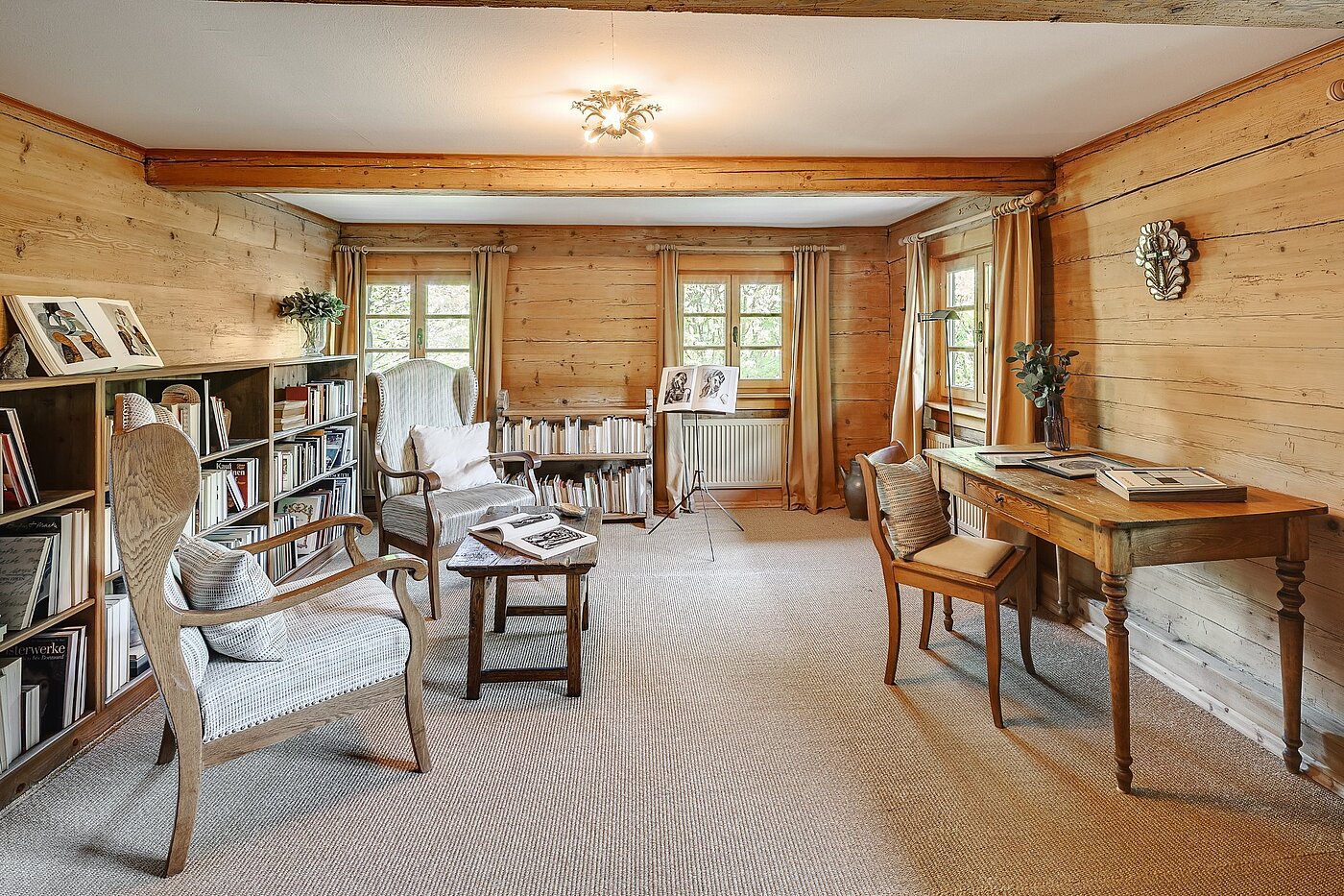 Etagenwohnung mit 11 Zimmern | Gmund/Dürnbach | 2107ML11 | Bibliothek
