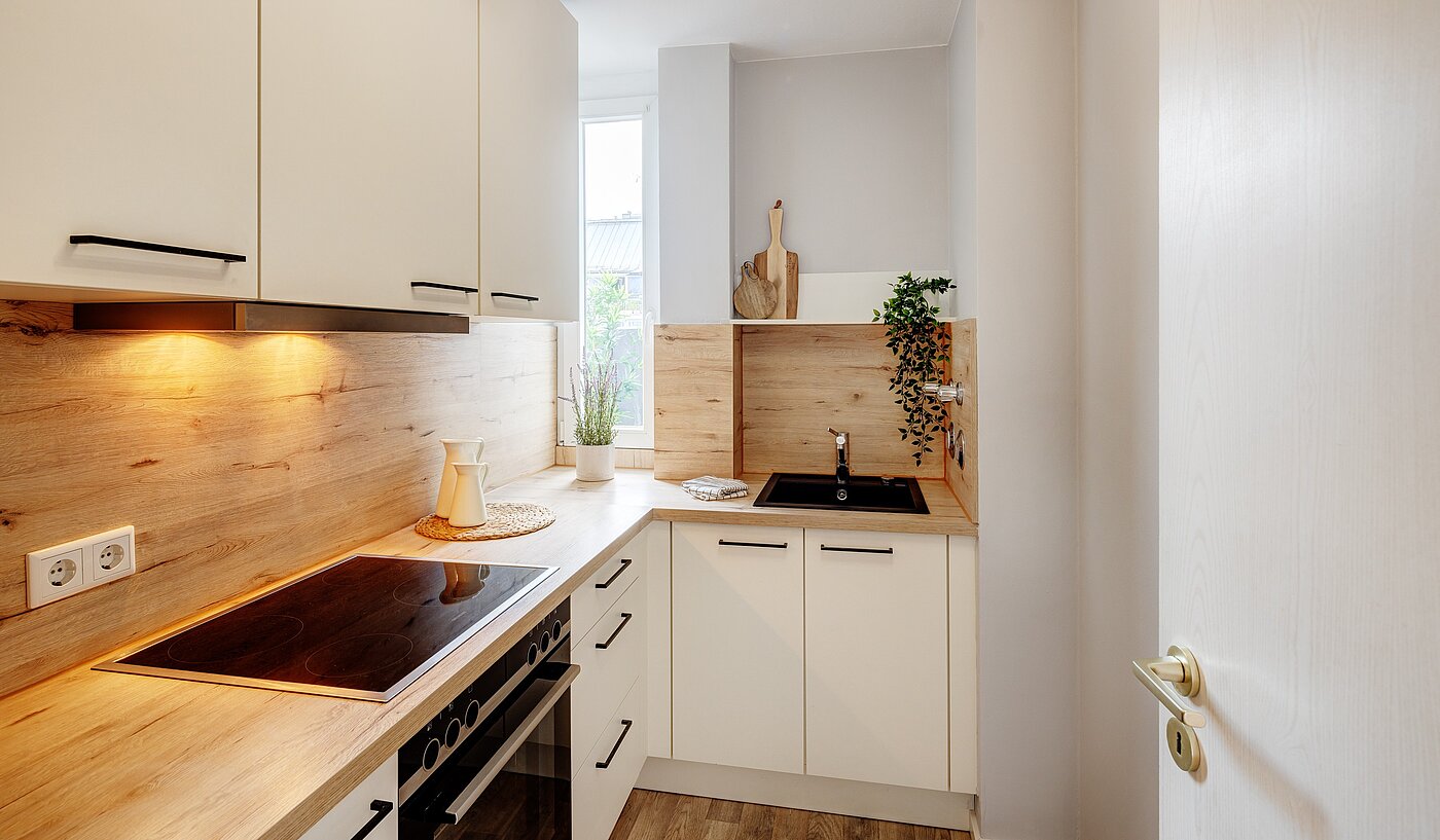 Etagenwohnung mit 2 Zimmern | München-Obersendling | 70039 | Eine moderne Einbauküche...