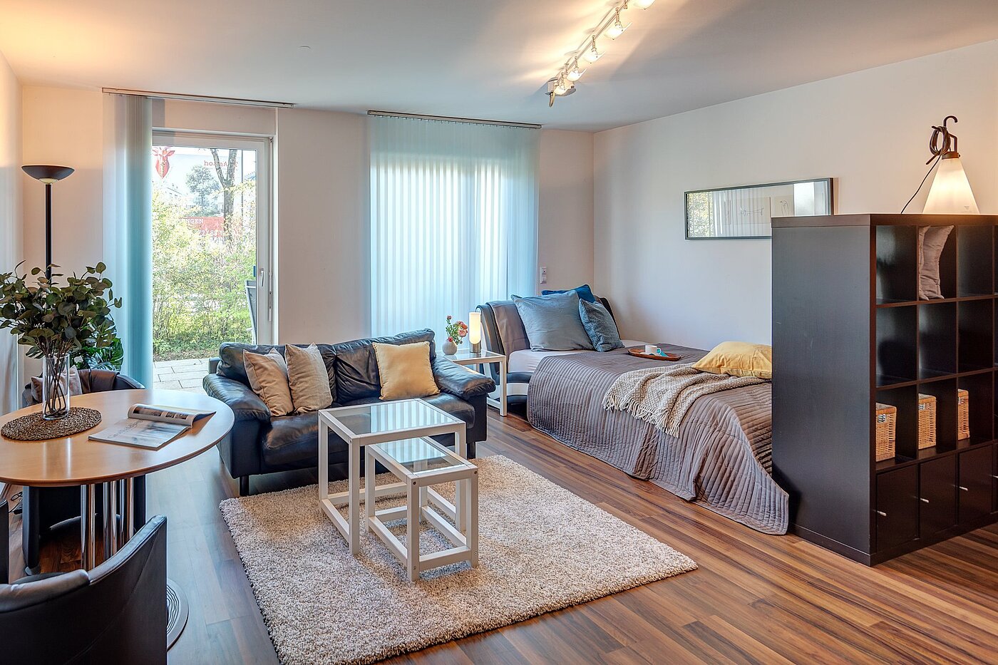 Etagenwohnung mit 1 Zimmer | München-Trudering | 1810ML3 | ...und Schlafbereich