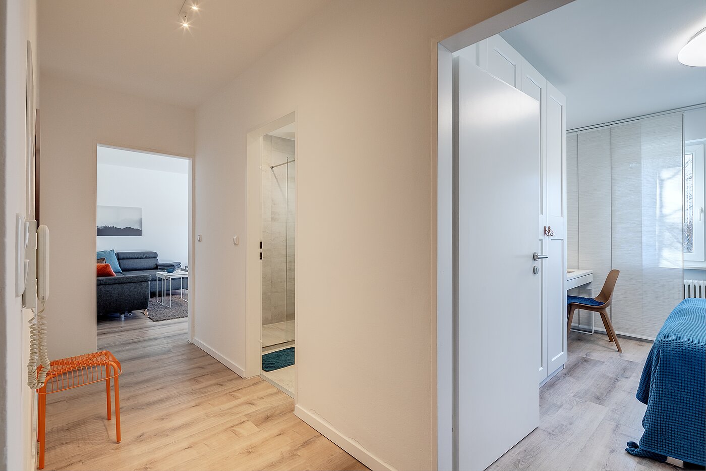 Erdgeschosswohnung mit 2 Zimmern | München-Moosach | 70462 | Raumaufteilung